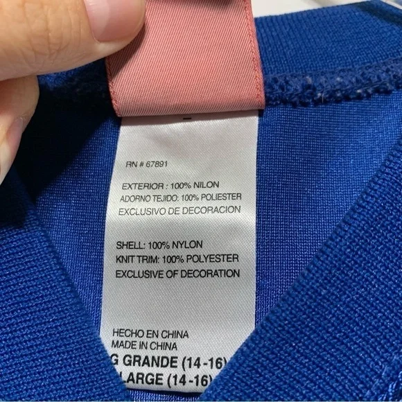 Reebok Manning Colts Blue & White Jersey Kids L 14-16 NFL Woman’s Size XS - Picture 4 of 6